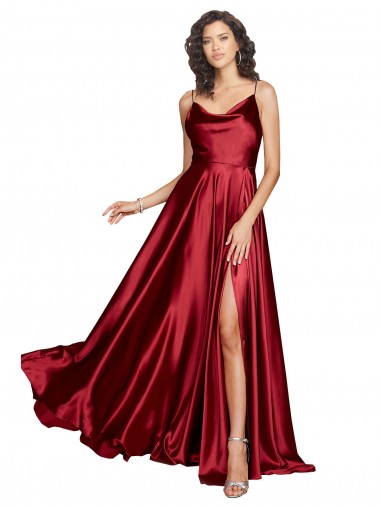 Discount Silky Satin A-Line Long Sleeveless Low Back Black Tie Formal Dress