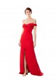 Discount Stretch Crepe A-Line Long Sleeveless Formal Dresses