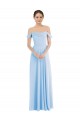 Discount Chiffon A-Line Long Sleeveless Formal Dress