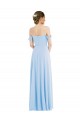 Discount Chiffon A-Line Long Sleeveless Formal Dress