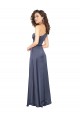 Discount Silky Satin Long A-Line Sleeveless Formal Dress