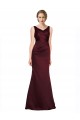 Discount Satin A-Line Long Sleeveless Low Back Black Tie Formal Dress