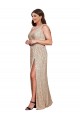 Discount Sequin A-Line Long Sleeveless Black Tie Plus Size Formal Dress
