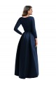 Discount Spandex Ball Dress Long Long Sleeves High Low Plus Size Formal Dress