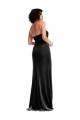 Discount Stretch Velvet Mermaid Long Sleeveless Low Back Formal Dress