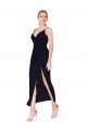 Discount Chiffon Mermaid Knee Length Sleeveless V-Back Formal Dress
