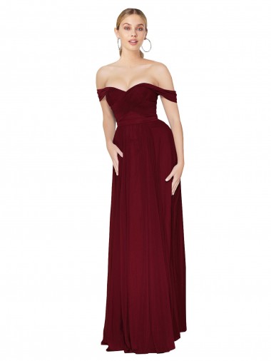 Discount Chiffon Mermaid Long Sleeveless Formal Dress
