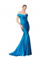 Discount Satin Mermaid Long Sleeveless Formal Dress