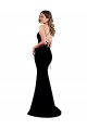 Discount Stretch Crepe Mermaid Long Sleeveless Low Back Formal Gowns