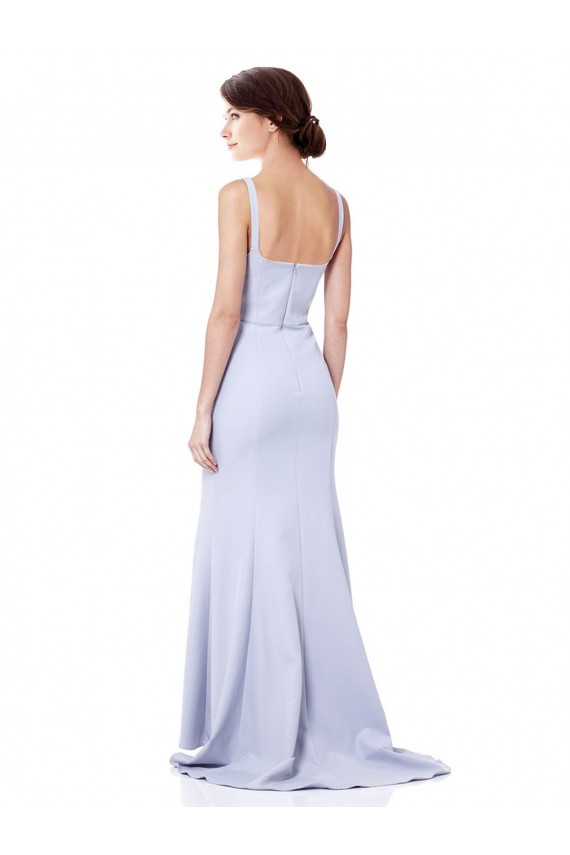 Discount Stretch Crepe Mermaid Long Sleeveless High Neck Formal Dress