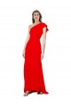 Discount Stretch Crepe Mermaid Long Sleeveless Party Dress