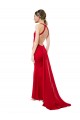 Discount Stretch Crepe Mermaid Long Sleeveless Open Back Formal Dress