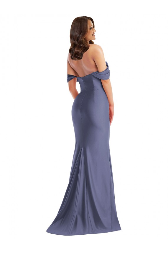 Discount Silky Satin Mermaid Long Sleeveless Low Back Black Tie Plus Size Formal Dress