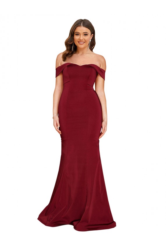 Discount Spandex Mermaid Long Sleeveless Formal Plus Size Formal Dress