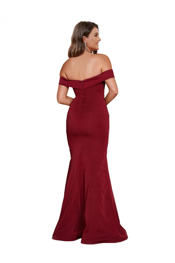 Discount Spandex Mermaid Long Sleeveless Formal Plus Size Formal Dress