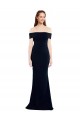 Discount Stretch Crepe Mermaid Long Sleeveless Keyhole Back Formal Dresses