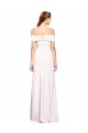 Discount Stretch Crepe Mermaid Long Sleeveless White Formal Dress