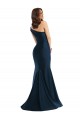 Discount Silky Satin Mermaid Long Sleeveless Light Sky Blue Formal Dress