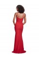 Discount Stretch Crepe Mermaid Long Sleeveless Spaghetti Straps Formal Dress
