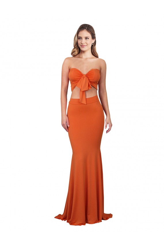 Discount Spandex Mermaid Long Sleeveless Formal Dress