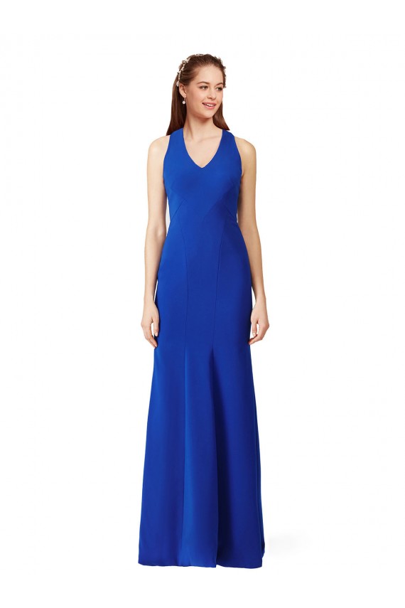 Discount Stretch Crepe Mermaid Long Sleeveless Formal Dresses