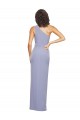 Discount Stretch Crepe Sheath Long Sleeveless Side Slit Formal Dress