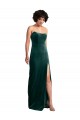 Discount Stretch Velvet Sheath Long Sleeveless Low Back Black Tie Formal Dress