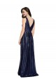 Discount Sequin Sheath Long Sleeveless V-Back Formal Dress