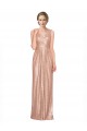 Discount Sequin Sheath Long Sleeveless Formal Dress