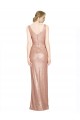 Discount Sequin Sheath Long Sleeveless Formal Dress