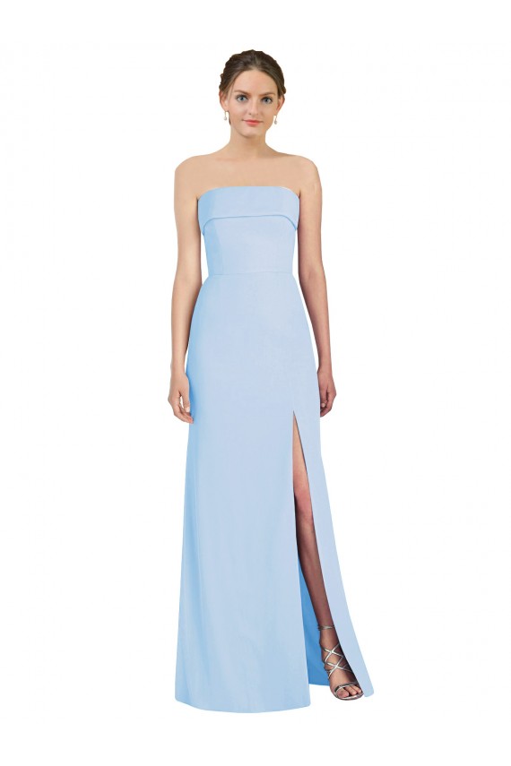 Discount Chiffon Trumpet Long Sleeveless Low Back Black Tie Formal Dress