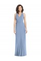 Discount Chiffon Trumpet Long Sleeveless Open Back Formal Dress