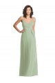 Discount Chiffon Trumpet Long Sleeveless Formal Dress
